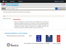Tablet Screenshot of biblioteca.h12o.es